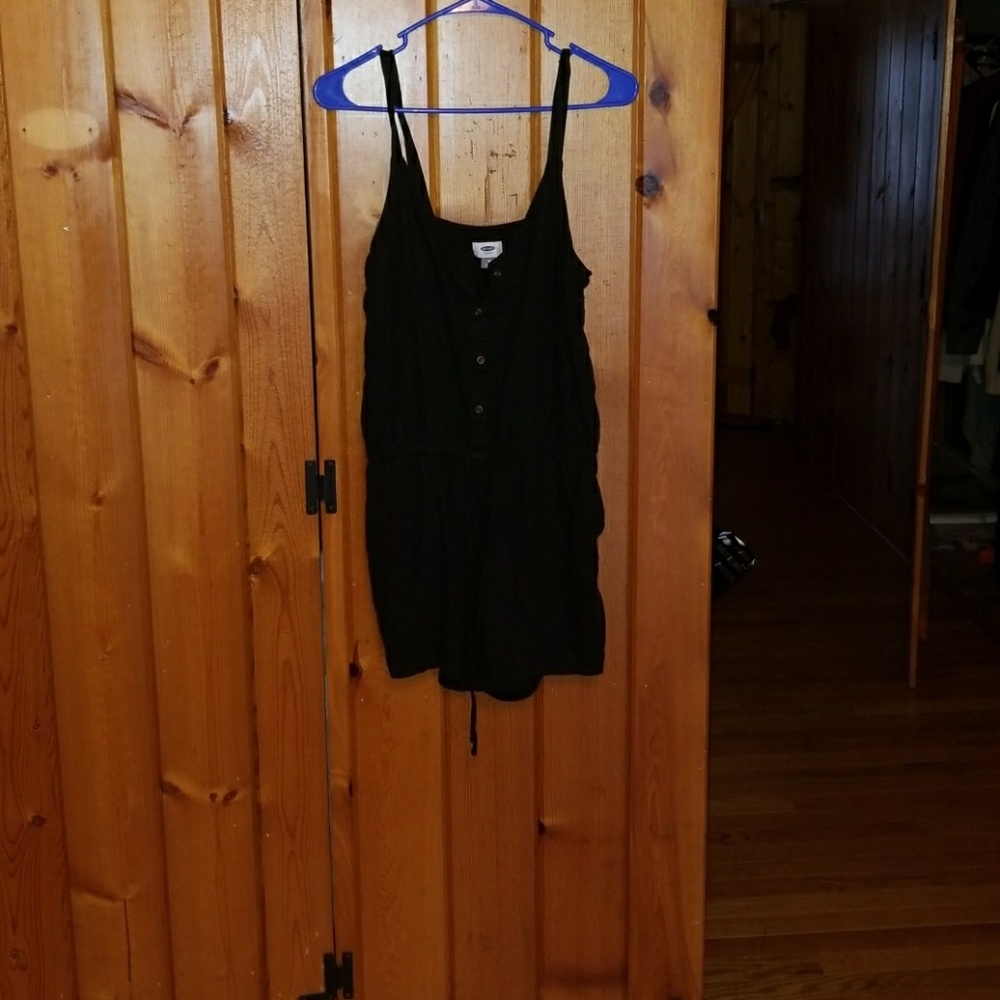 A black romper from old navy!!